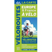 Cykelkarta Europa och Frankrike
